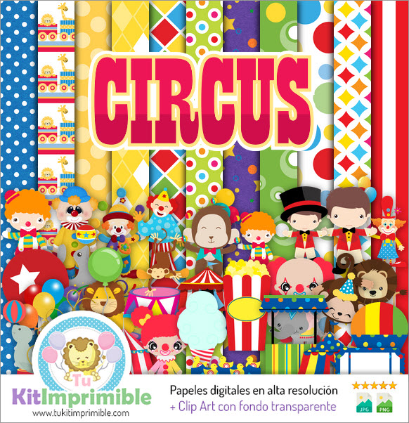 Carta Digitale M4 Clown del Circo - Modelli, Personaggi e Accessori