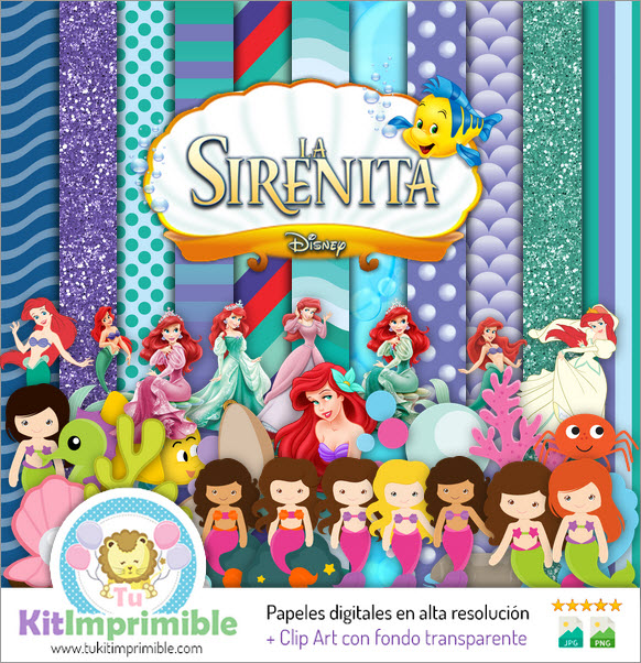 Carta digitale La Sirenetta Ariel M6 - Modelli, personaggi e accessori