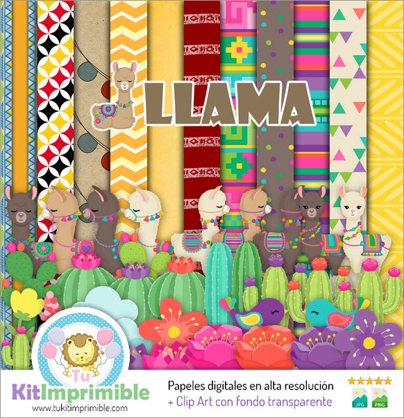 Llama Digital Paper M1 - Выкройки, персонажи и аксессуары