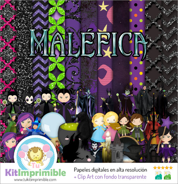 Carta digitale Maleficent M1 - Modelli, personaggi e accessori