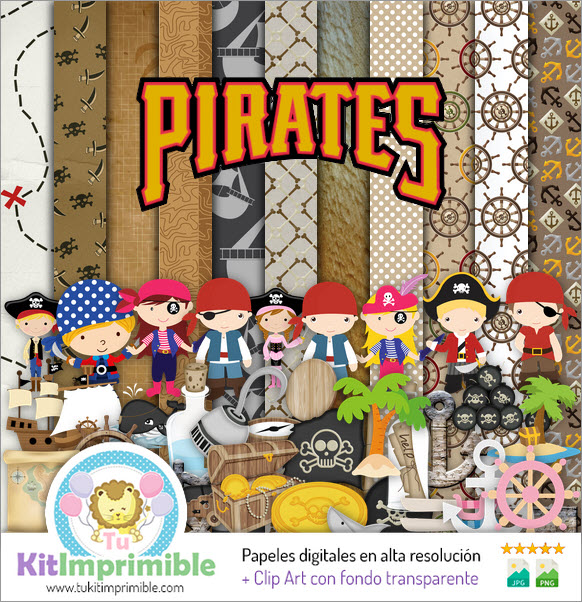 Pirati di carta digitale M1 - Modelli, personaggi e accessori