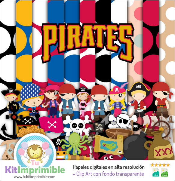 Pirati di carta digitale M5 - Modelli, personaggi e accessori
