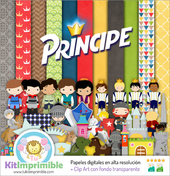 Digital Paper Principe M1 - Выкройки, персонажи и аксессуары