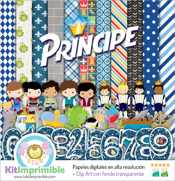 Digital Paper Principe M2 - Выкройки, персонажи и аксессуары