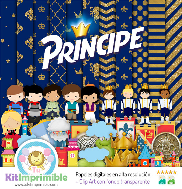 Digital Paper Principe M3 - Выкройки, персонажи и аксессуары