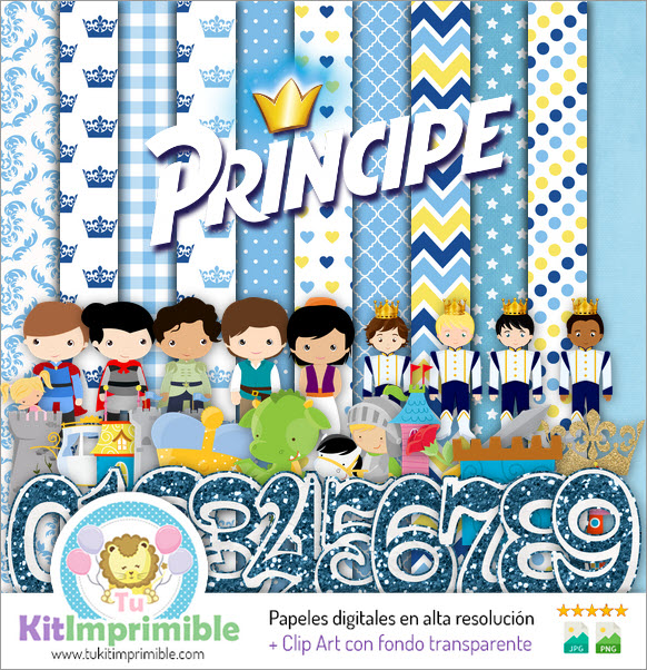 Digital Paper Principe M5 - Выкройки, персонажи и аксессуары