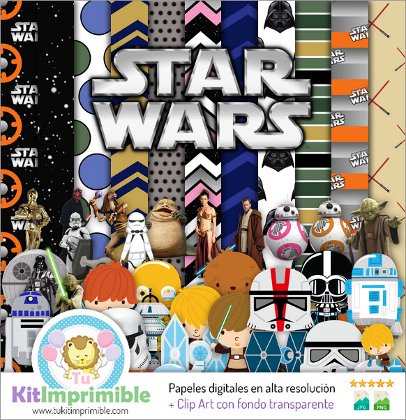 Carta digitale Star Wars M4: modelli, personaggi e accessori
